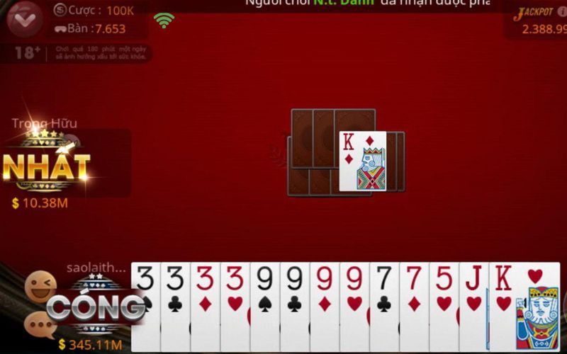 Chơi Tiến Lên tại casino vn68 đời lên tiên