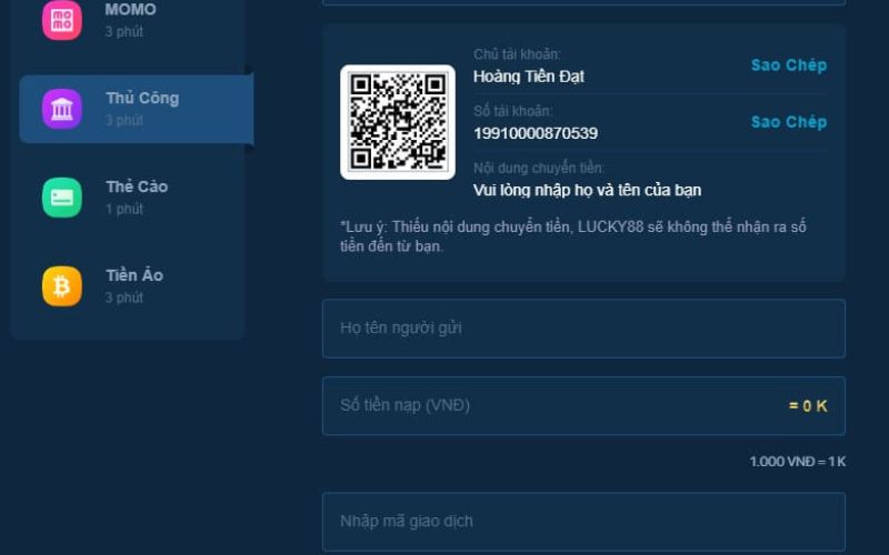 Muốn cá cược Nạp Tiền vn68 ngay