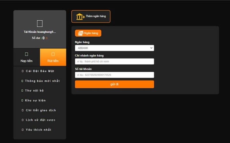 Rút tiền vn68 không tốn thời gian